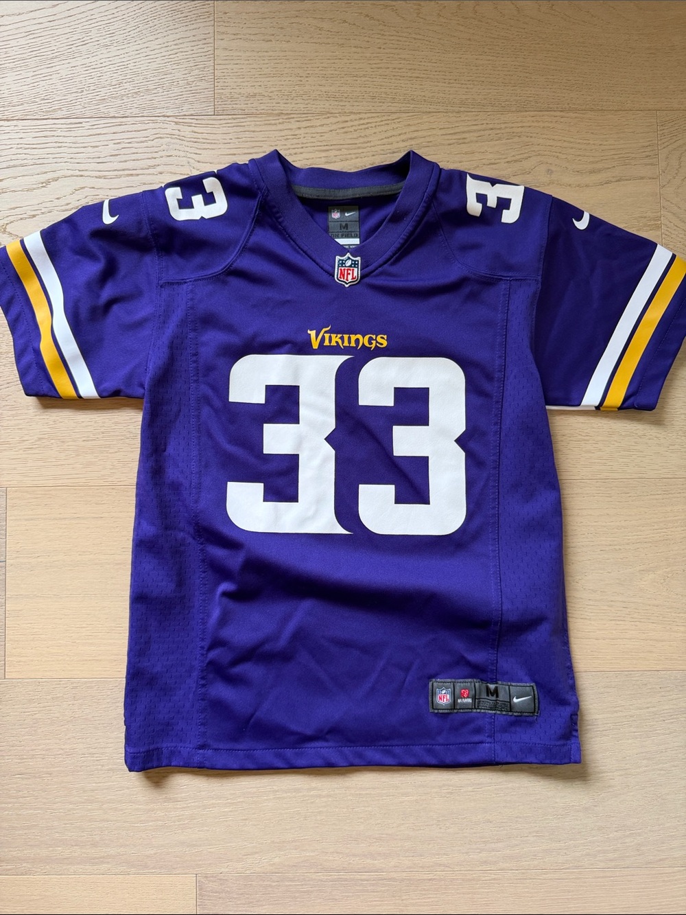 Nike Kids Purple Minnesota Vikings #33 Cook Jersey with White Numbers